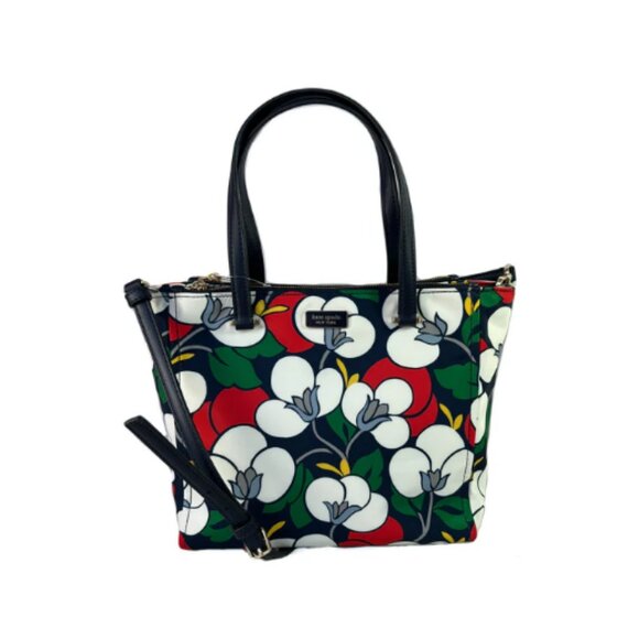 Kate Spade Floral Shoulder Bag - Red, Green, Blue, White - Picture 2 of 8
